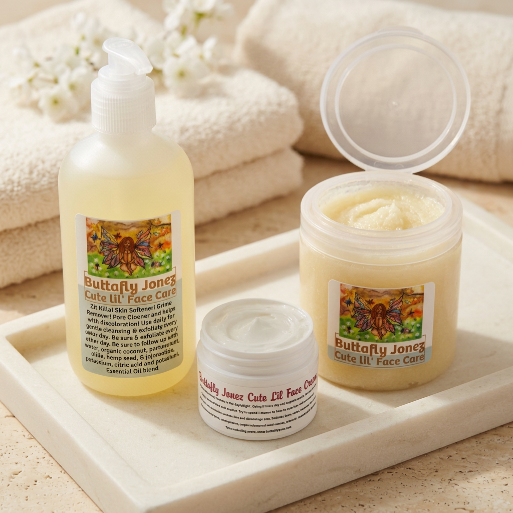 Cute Lil Face Care System in a coordinated spa setting