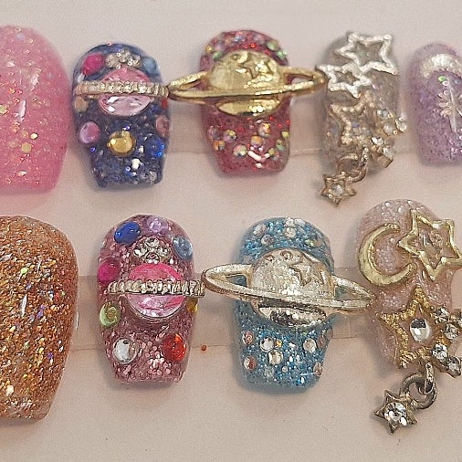 Galaxy Press-on Nails
